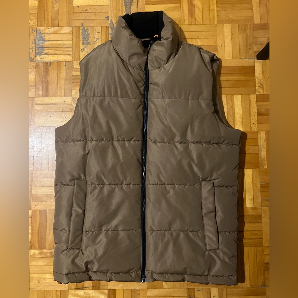 Primark Men's Tan Puffer Vest